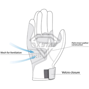 Winter Unisex Motorcycle Leather <b>Touch</b> Screen Racing <b>Gloves</b> with Drawstring Closure and Long Protection Cheap Price OEM - Product Image 6