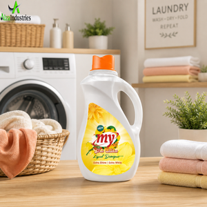 Détergent à lessive liquide aux fleurs lumineuses |   Nettoyant pour tissus Power Gel High Foam Ultra White |   Semi-automatique OEM Marque privée en gros - Product Image 2