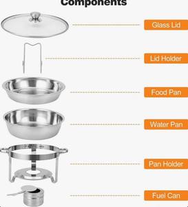 Accessoires de buffet en acier inoxydable de haute qualité, équipement de restauration pour hôtels et événements au meilleur prix - Product Image 5