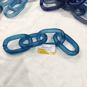All Colour Available Large Size Colorful Resin Chain Links for Wall <b>Hanging</b> Decoration <b>Room</b> <b>Divider</b> and Curtain Accessories - Product Image 6