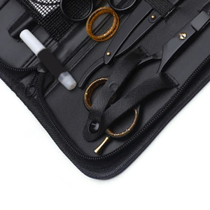 Kit de Peluquería Profesional al por Mayor con Peine y Pinza, Cuchilla de Color Negro de la Mejor Calidad, Kit de Peluquería - Product Image 6