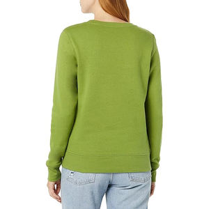 Sweat-shirts à col zippé pour femmes, col montant, manches longues, coupe décontractée, en molleton doux, mélange de coton, décontracté - Product Image 3