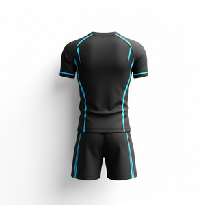 เสื้อรักบี้แบบซับลิเมชั่นเต็มตัว ชุดยูนิฟอร์มรักบี้แบบกำหนดเองพร้อมโลโก้ทีม ชื่อ และหมายเลข ชุดยูนิฟอร์มรักบี้ที่ทนทาน ชุดสำหรับการฝึกซ้อมและการแข่งขันระดับมืออาชีพ - Product Image 3