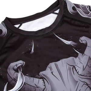 <b>Men</b> Eco-Friendly Rash Guard Swim <b>Shirt</b> Long Sleeve Quick Dry UV Protection Surfing <b>Beach</b> Activewear Front Logo - Product Image 2