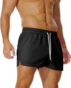 Pantalones Cortos de Salón para Hombre de Spandex/Poliéster, Ajuste Relajado, Tejido Suave, para Estar en Casa o Dormir, Cintura Elástica con Cordón, Secado Rápido - Product Image 2