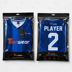 Maillot de football professionnel d'entraînement respirant à séchage rapide, col en V, manches courtes, uniforme d'équipe, nom d'équipe personnalisé, design épuré - Product Image 6