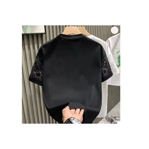 T-shirt pour homme à prix ajustable avec strass, designs entièrement personnalisés, tendance du moment, meilleur matériau, t-shirt avec strass de haute qualité - Product Image 3