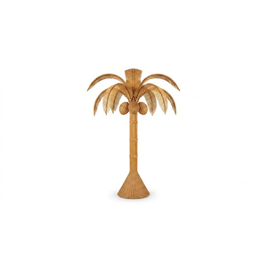 Lámpara de Mesa de Ratán Tejida a Mano, Estilo Vintage, con Base de Palmera, para Decoración del Hogar, Hotel, Estilo Tropical del Sudeste Asiático - Product Image 5