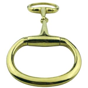 Bocado de caballo tipo snaffle hecho a mano con anillo suelto, de acero inoxidable artesanal, equipo duradero para equitación - Product Image 2