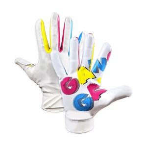 Gants de football américain personnalisés de haute qualité, respirants, unisexes, avec votre propre logo imprimé, gants de performance personnalisés - Product Image 3