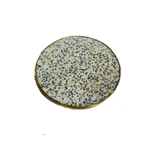 Posavasos de Jaspe Dálmata de Alta Calidad en Oferta, Posavasos Redondos de Piedra de Cristal para Bebidas, con Soporte para Café, para el Hogar - Product Image 5