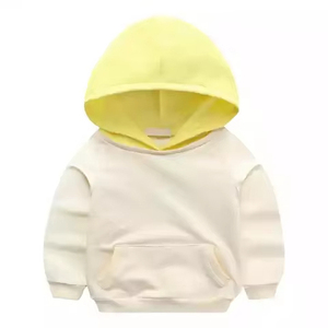 Sweat à capuche léger en coton respirant pour enfants, sweat-shirt chaud en polaire pour garçons et filles, vente en gros, fabricant de sweats à capuche ajustés pour enfants - Product Image 4