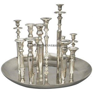 Superior Quality Wooden Made Attractive Look Designer Customized Finish Available Luxury <b>Candle</b> <b>Stick</b> Holder Home Decor Accents - Product Image 4