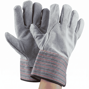 Guantes de seguridad de cuero de vaca de primera calidad Guantes de trabajo industriales Canadian Rigger resistentes para protección de manos - Product Image 4