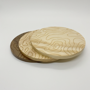 Sous-verres en bois massif naturel personnalisés, de haute qualité, lisses, pour ponçage et revêtement, vente en gros, directement de l'usine - Product Image 6