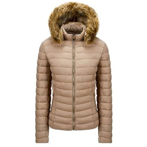Chaqueta Acolchada de Invierno para Mujer con Capucha, Cierre de Cremallera, Relleno de Poliéster, Chaqueta Casual de Nailon para Dama, con Logotipo Personalizado - Product Image 4