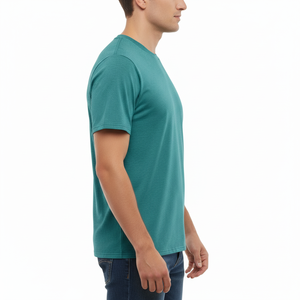เสื้อยืดพิมพ์ลายโลโก้แบบกำหนดเอง OEM สำหรับทุกเพศทุกวัย ผ้าคอตตอนพรีเมียม 100% 260GSM ทรงโอเวอร์ไซส์ ผ้าไม่ยับ ระบายอากาศได้ดี - Product Image 3