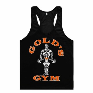 Wholesale Custom logo Cotton Gym <b>Vest</b> Cotton Men's Sleeveless Bodybuilding <b>Stringer</b> Singlet Muscle Fitness Tank Top Y-Back - Product Image 1