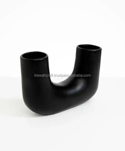 Modern Eco-Friendly Waterproof Resin Handicraft Flower Vase Christmas Tabletop Home <b>Decor</b> for Living Room Kiswah Craft - Product Image 6