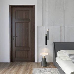 Puerta de entrada de madera personalizada ecológica, moderna, resistente al agua y al moho, para baño o dormitorio, con apertura lateral. - Product Image 5