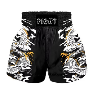 กางเกงมวยไทยดีไซน์ใหม่ล่าสุด แห้งเร็ว พิมพ์ลายตามสั่ง คุณภาพสูง - Product Image 6