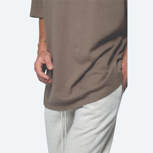 Camiseta de Hombre de Primera Calidad, 100% Algodón, Corte Holgado, Transpirable, de Secado Rápido, Antiencogimiento, con Logotipo Personalizado, Color Regular, para Verano - Product Image 3