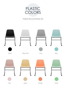 Châu Âu Bắc Âu Hộ Gia Đình Khách Sạn Bệnh Viện Nhà Hàng Bọc Vải Đệm Nhựa Văn Phòng Đào Tạo Phòng Hội Nghị Ghế - Product Image 6