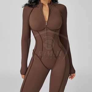 <b>One</b> Piece Yoga Workout Breathable Quick Dry Women's Jumpsuit Factory Direct Supply Women Slim Fit Jumpsuit - Product Image 2