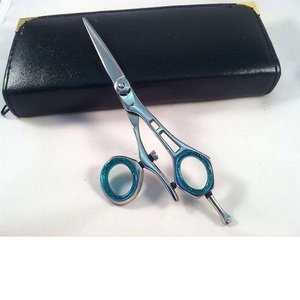 Ciseaux de coiffure professionnels en acier inoxydable japonais doré avec logo personnalisé pour salon de coiffure, vente en gros - Product Image 2