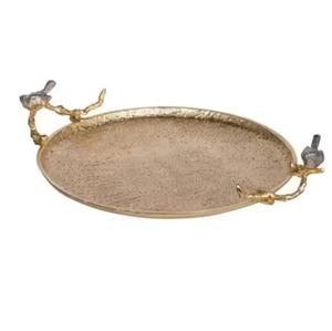 Bandeja Metálica Multiusos para Servir el Desayuno, Acabado Personalizado de Alta Calidad, Precio al por Mayor, Bandeja Decorativa - Product Image 1