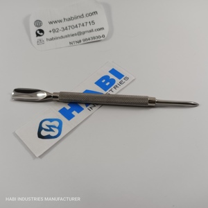 Pousse-cuticules professionnel de haute qualité, outil en acier inoxydable conçu en usine pour éliminer les peaux mortes, outils de beauté - Product Image 1