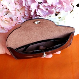 Vintage Classic Luxury Full Grain Leather Sunglasses <b>Case</b> Durable Water Resistant Lightweight Soft Lining Bulk Export Quality - Product Image 5