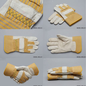 Guantes de Seguridad Industriales de Cuero de Búfalo con Certificación CE, 11 oz, Diseño Nuevo, Duraderos, Suaves y Cómodos para la Construcción - Product Image 2