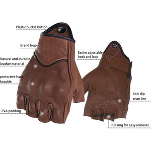 <b>Half</b> Finger Cycling Gloves Unisex Black Green Panelled Non <b>Slip</b> Racing Gloves Universal Size - Product Image 3