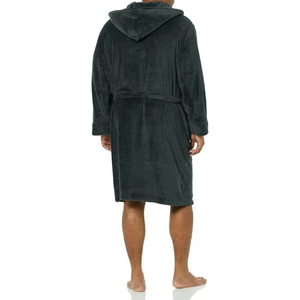 Peignoir pour homme sexy en coton 100% de haute qualité - Couleur et logo personnalisables, options combinées super absorbantes et respirantes - Product Image 3