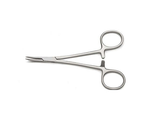 Pinces chirurgicales hémostatiques en titane de haute qualité, courbées et droites, avec système de verrouillage à cliquet - Product Image 4