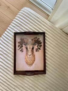 Bandeja de Madera con Diseño Temático de Temporada, Bandeja de Madera Impresa para Decoraciones Festivas del Hogar, Bandeja de Servicio al por Mayor - Product Image 4