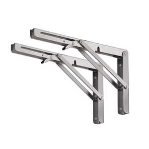 Heavy-Duty <b>Folding</b> <b>Shelf</b> <b>Bracket</b> for OEM/ODM Services Customizable Material Color Durable Versatile Anand Engineering - Product Image 3