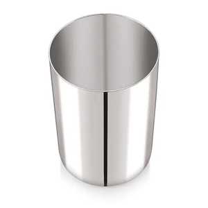 Stainless Steel Water Glass Ribbed Metal Drinking Tumbler High Quality Juice <b>Mug</b> Durable Restaurant Tableware Cup - Product Image 2