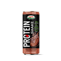 Boisson protéinée au meilleur goût, prête à boire, saveur vanille, canette en aluminium de 330 ml, HALAL, qualité supérieure, fabricant de boissons vietnamien