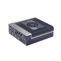 Chasis Industrial Intel de 10.ª-11.ª Generación, Mini PC Integrado, Doble DDR4, Máximo 64 GB, 3 LAN, 3 Pantallas, RS232/485, Windows 11, Automatización