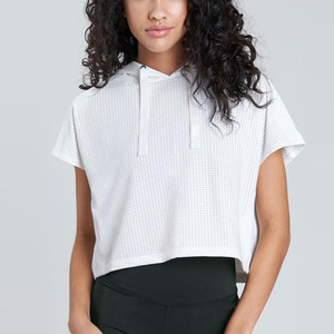 Camiseta Casual de Verano para Mujer, Tallas Grandes, Opción de Logotipo Personalizado, Secado Rápido, Mezcla Ligera de Poliéster/Algodón - Product Image 1
