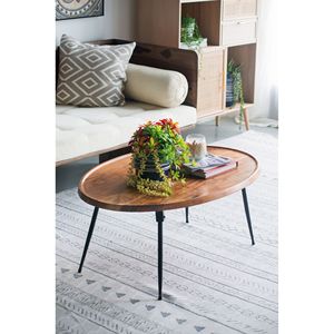 Tavolino da Caffè Ovale 39x26x16 - Product Image 1