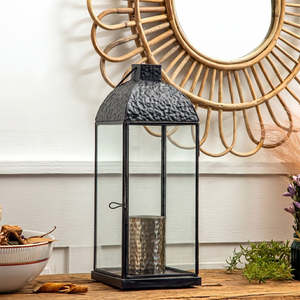 Nouveauté 2026 : Lampes de sol modernes en métal noir avec panneaux en verre trempé transparent sans plomb pour la décoration intérieure - Product Image 1