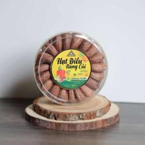 เม็ดมะม่วงหิมพานต์อบเกลือออร์แกนิคเวียดนาม พรีเมียม W180 163 กรัม ในกล่องของขวัญทรงกลม - ยี่ห้อตงฟู บินห์ปูอ็อก พร้อมรับประทาน - Product Image 2