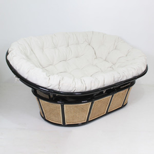 Papasan couch <b>chairs</b> rattan double seat papasans premium quality <b>cane</b> mamasan lounge <b>chair</b> - Product Image 1