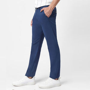 Pantalon chino décontracté pour homme, coupe droite, léger, avec cordon de serrage, poche intégrée, tissu respirant et écologique, couleurs personnalisables - Product Image 5