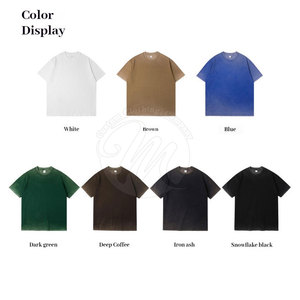 เสื้อยืดผ้าคอตตอนลายพระอาทิตย์จาง, มาใหม่เสื้อยืดผ้าคอตตอนน้ำหนักเบาหน้าร้อนเสื้อยืดทันสมัยสไตล์ทันสมัยเสื้อยืดกันแดดจาง - Product Image 4