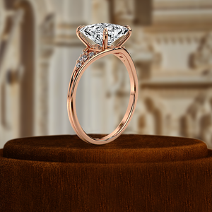 Anillo de Compromiso de Oro Blanco de 14K con Diamante de Corte Princesa de 1.5 CT Cultivado en Laboratorio, Certificado por IGI, para Boda y Aniversario - Product Image 6