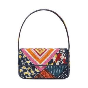 Poignée de sac baguette en perles de verre faites à la main pour sacs à main décontractés - Assortiment de perles multicolores, style luxueux et durable, artisanat de qualité - Product Image 1